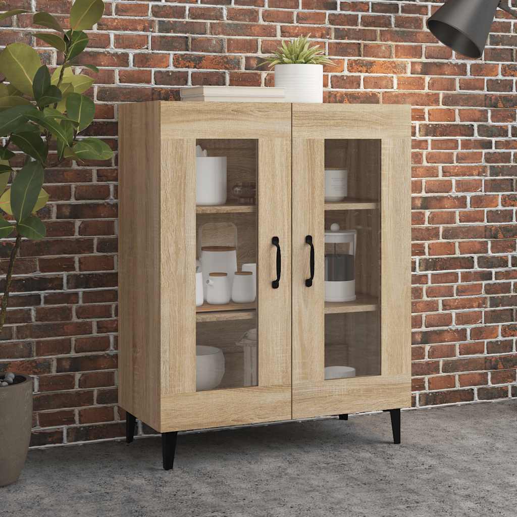 vidaXL Commode Chêne Sonoma 69,5x34x90 cm Bois d'ingénierie