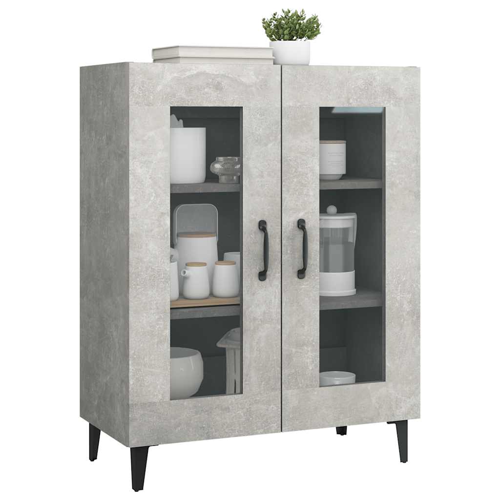 vidaXL Sideboard Betongrau 69,5x34x90 cm Holzwerkstoff