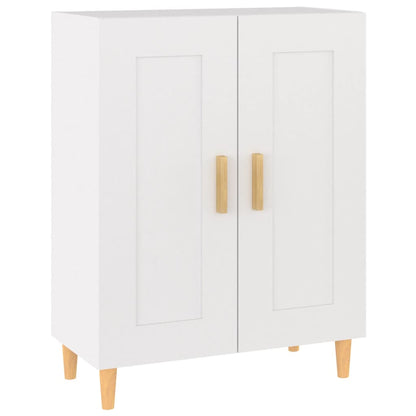 vidaXL Buffet blanc 69,5x34x90 cm en bois d'ingénierie