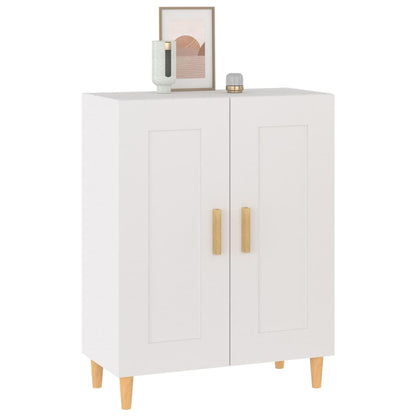 vidaXL Buffet blanc 69,5x34x90 cm en bois d'ingénierie