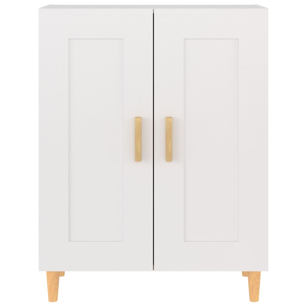 vidaXL Buffet blanc 69,5x34x90 cm en bois d'ingénierie
