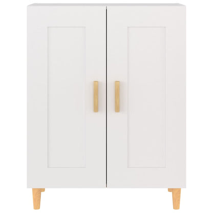 vidaXL Buffet blanc 69,5x34x90 cm en bois d'ingénierie