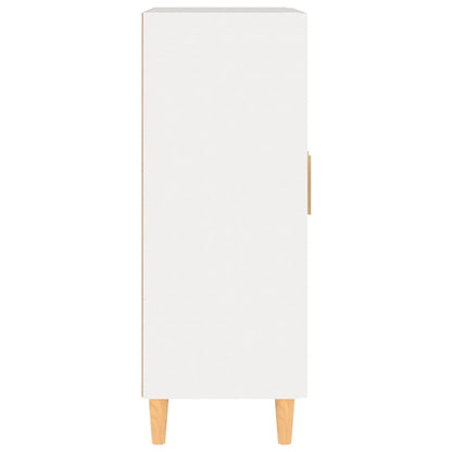 vidaXL Buffet blanc 69,5x34x90 cm en bois d'ingénierie
