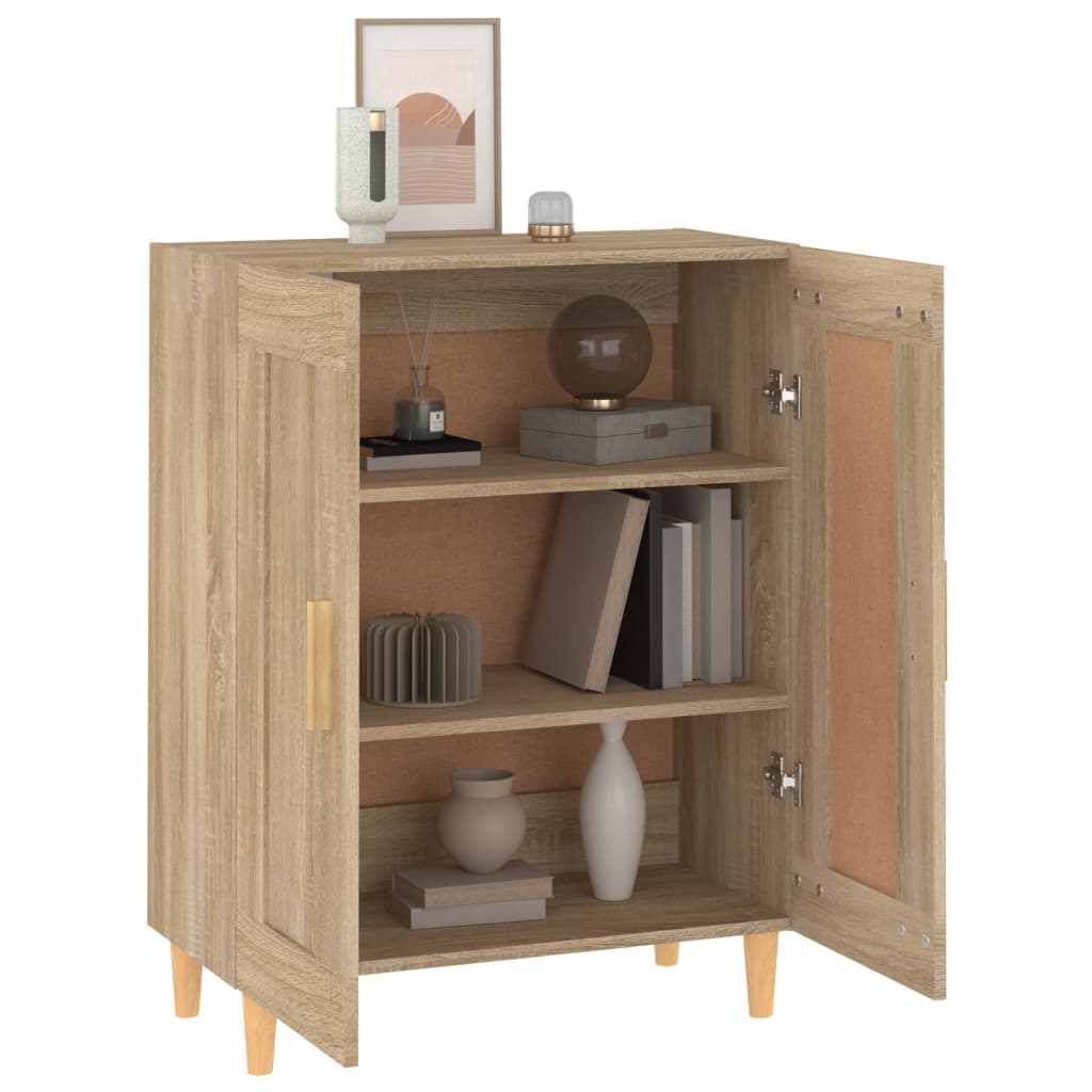 vidaXL Commode Chêne Sonoma 69,5x34x90 cm Bois d'ingénierie