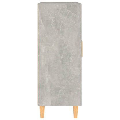vidaXL Buffet gris béton 69,5x34x90 cm Bois d'ingénierie