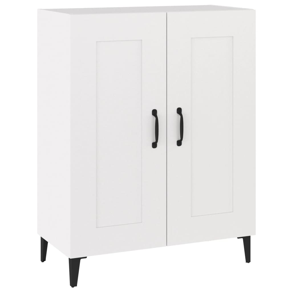 vidaXL Buffet blanc 69,5x34x90 cm en bois d'ingénierie