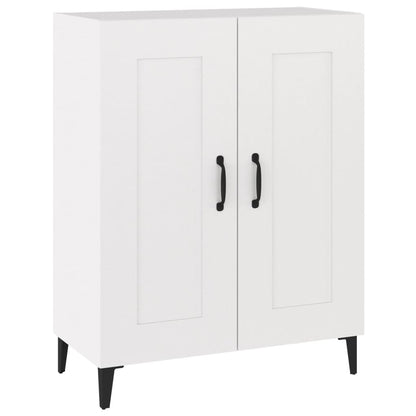 vidaXL Buffet blanc 69,5x34x90 cm en bois d'ingénierie