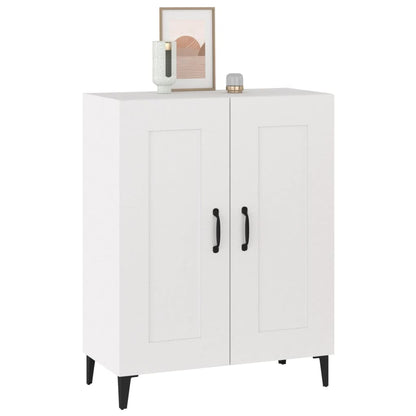 vidaXL Buffet blanc 69,5x34x90 cm en bois d'ingénierie