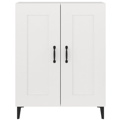 vidaXL Buffet blanc 69,5x34x90 cm en bois d'ingénierie