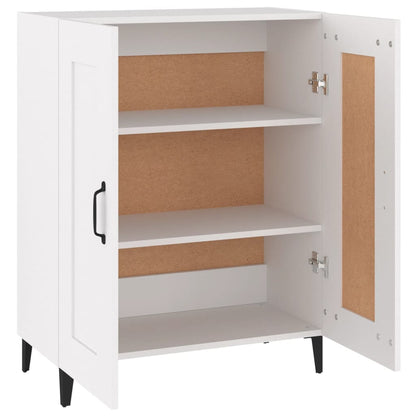 vidaXL Buffet blanc 69,5x34x90 cm en bois d'ingénierie