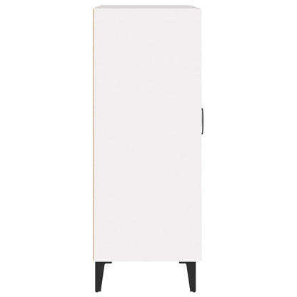 vidaXL Buffet blanc 69,5x34x90 cm en bois d'ingénierie