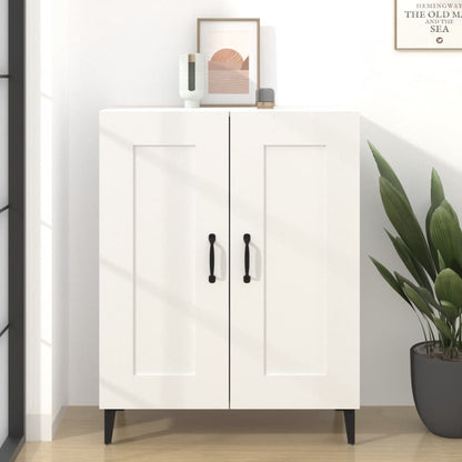 vidaXL Buffet blanc 69,5x34x90 cm en bois d'ingénierie