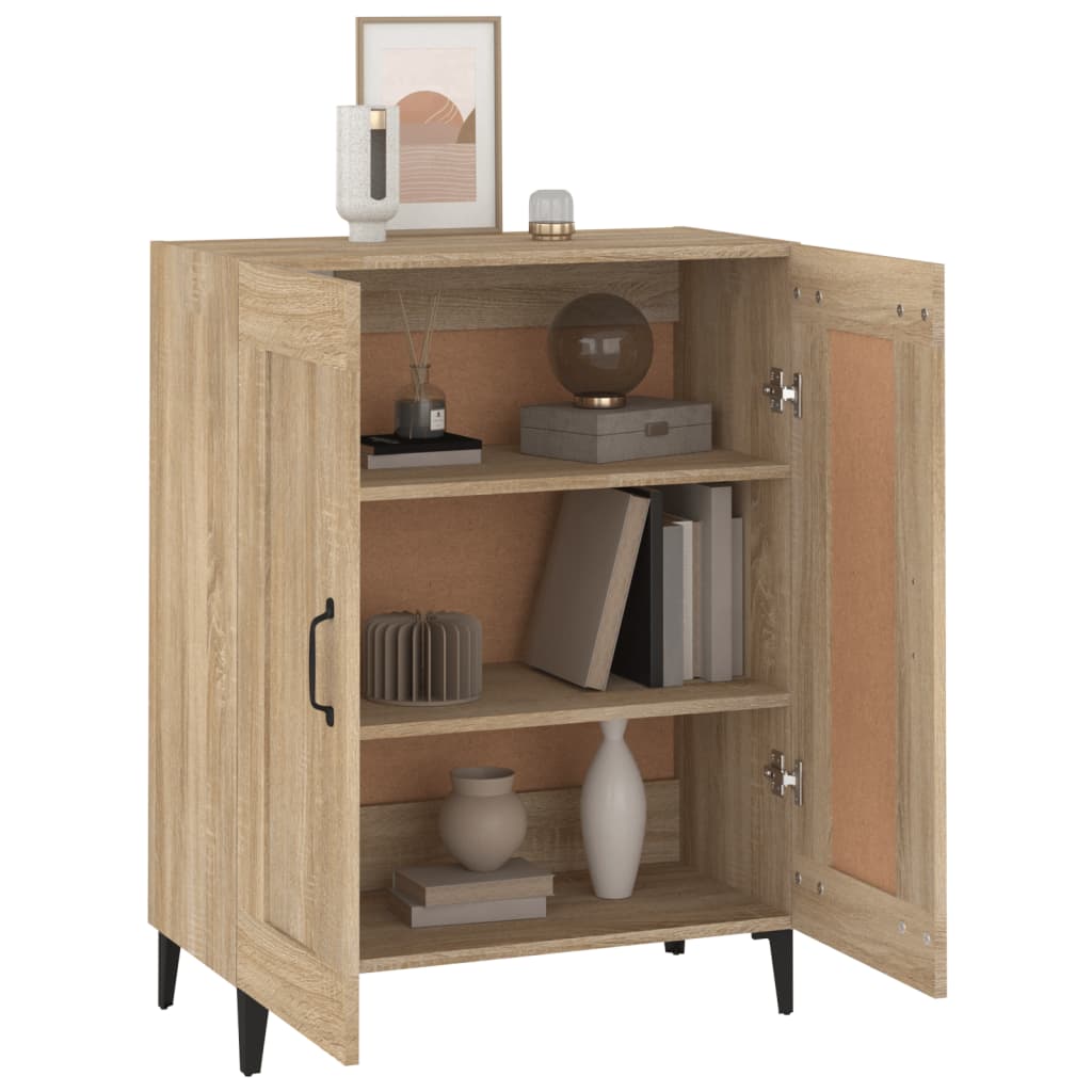 vidaXL Commode Chêne Sonoma 69,5x34x90 cm Bois d'ingénierie