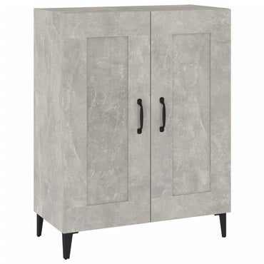 vidaXL Buffet gris béton 69,5x34x90 cm Bois d'ingénierie