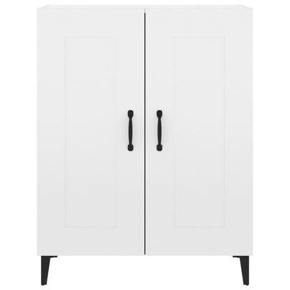 vidaXL Buffet blanc brillant 69,5x34x90 cm Bois d'ingénierie