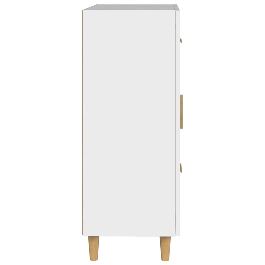 vidaXL Buffet blanc 69,5x34x90 cm en bois d'ingénierie