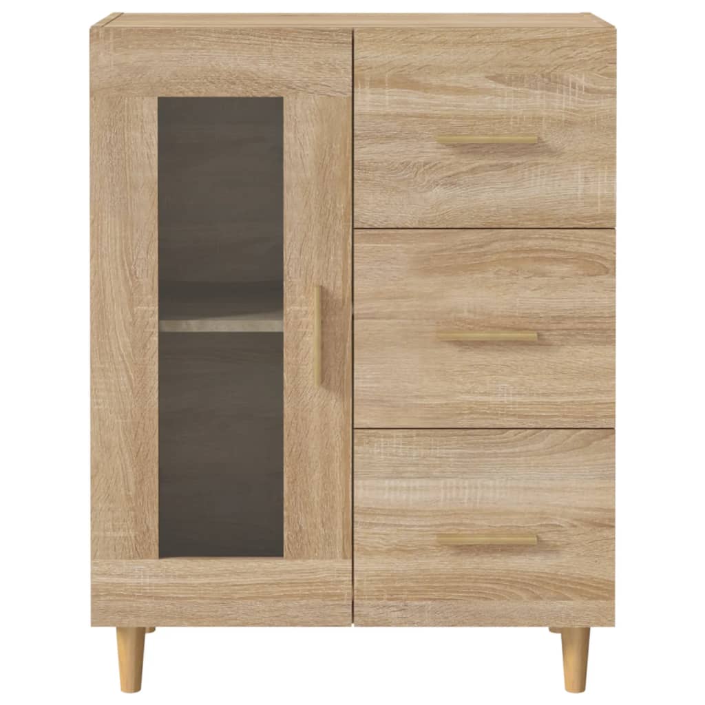 vidaXL Commode Chêne Sonoma 69,5x34x90 cm Bois d'ingénierie