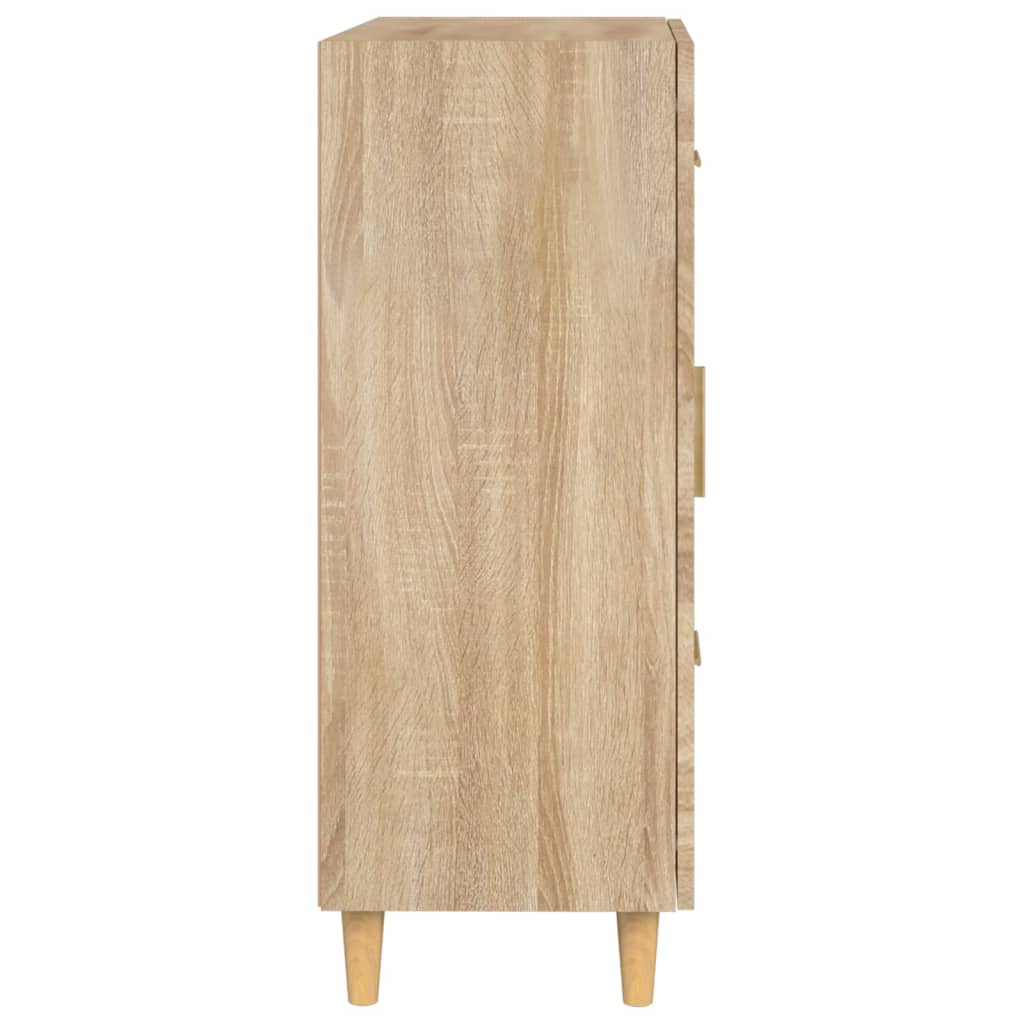 vidaXL Commode Chêne Sonoma 69,5x34x90 cm Bois d'ingénierie