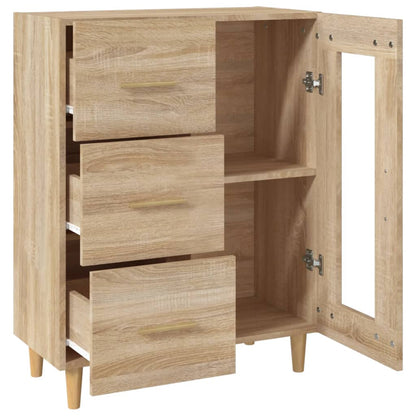 vidaXL Commode Chêne Sonoma 69,5x34x90 cm Bois d'ingénierie