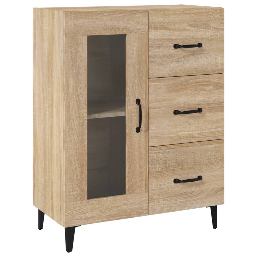 vidaXL Sideboard Sonoma-Eiche 69,5x34x90 cm Holzwerkstoff