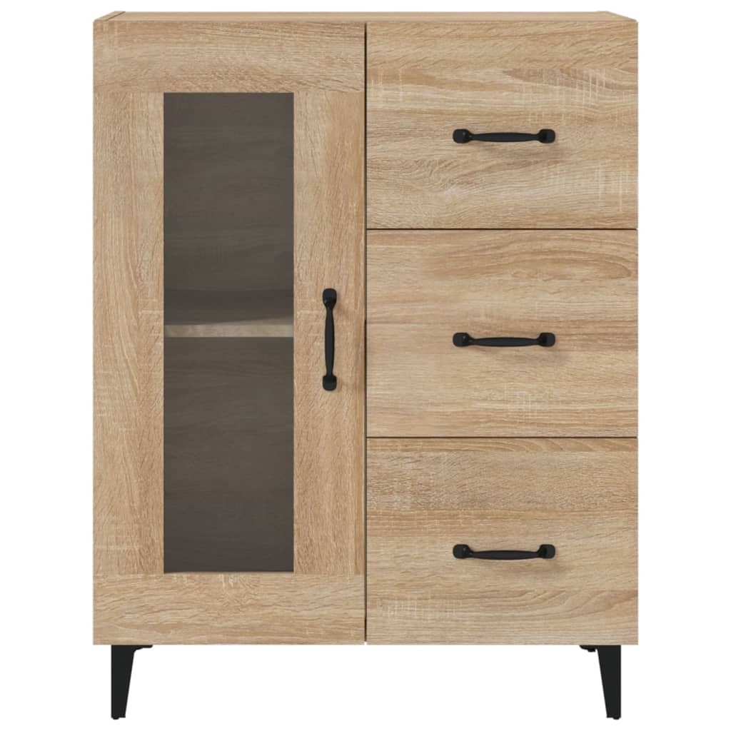 vidaXL Sideboard Sonoma-Eiche 69,5x34x90 cm Holzwerkstoff