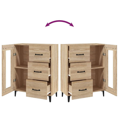 vidaXL Sideboard Sonoma-Eiche 69,5x34x90 cm Holzwerkstoff