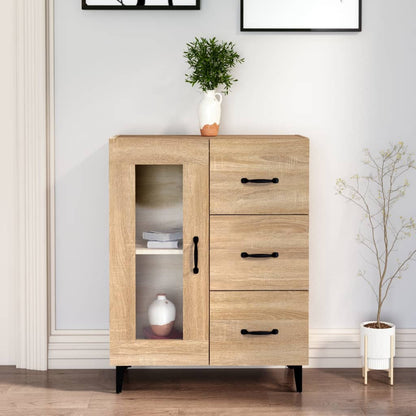 vidaXL Sideboard Sonoma-Eiche 69,5x34x90 cm Holzwerkstoff