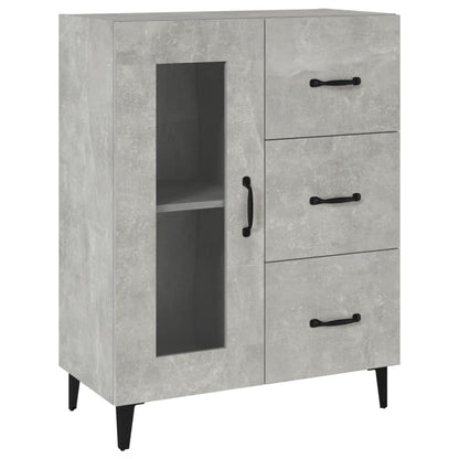 Sideboard Betongrau 69,5x34x90 cm Holzwerkstoff