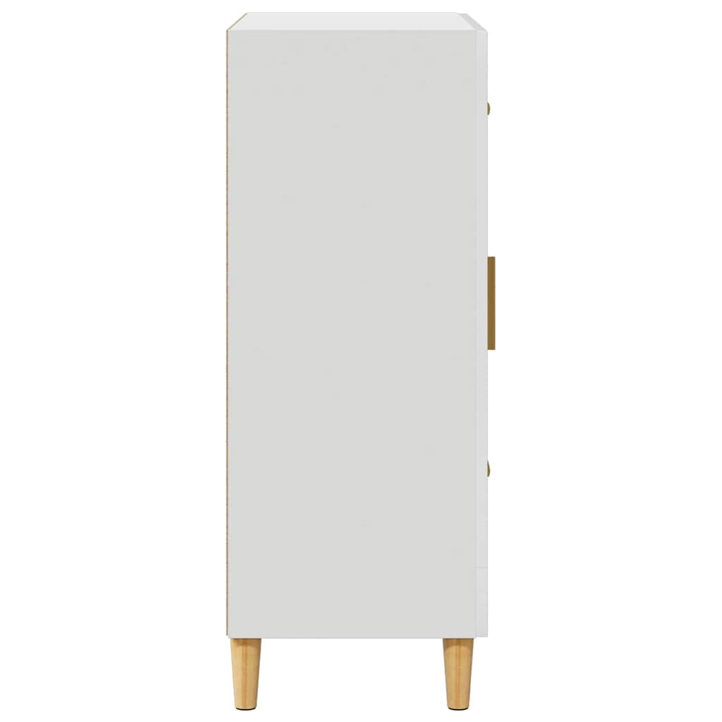 vidaXL Buffet blanc 69,5x34x90 cm en bois d'ingénierie