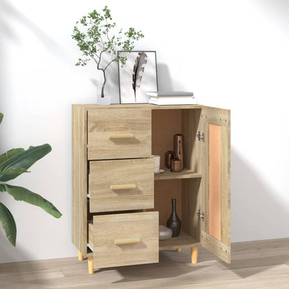 vidaXL Commode Chêne Sonoma 69,5x34x90 cm Bois d'ingénierie