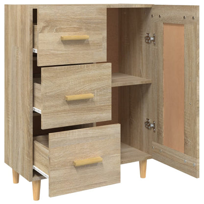 vidaXL Commode Chêne Sonoma 69,5x34x90 cm Bois d'ingénierie