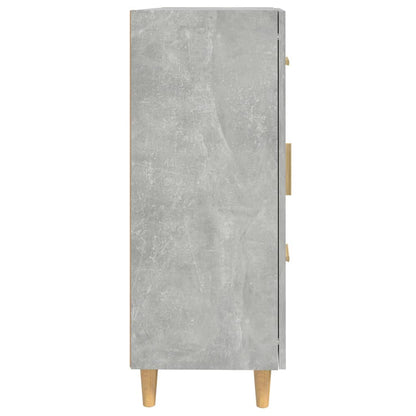 vidaXL Buffet gris béton 69,5x34x90 cm Bois d'ingénierie