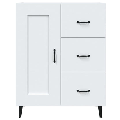 vidaXL Buffet blanc 69,5x34x90 cm en bois d'ingénierie