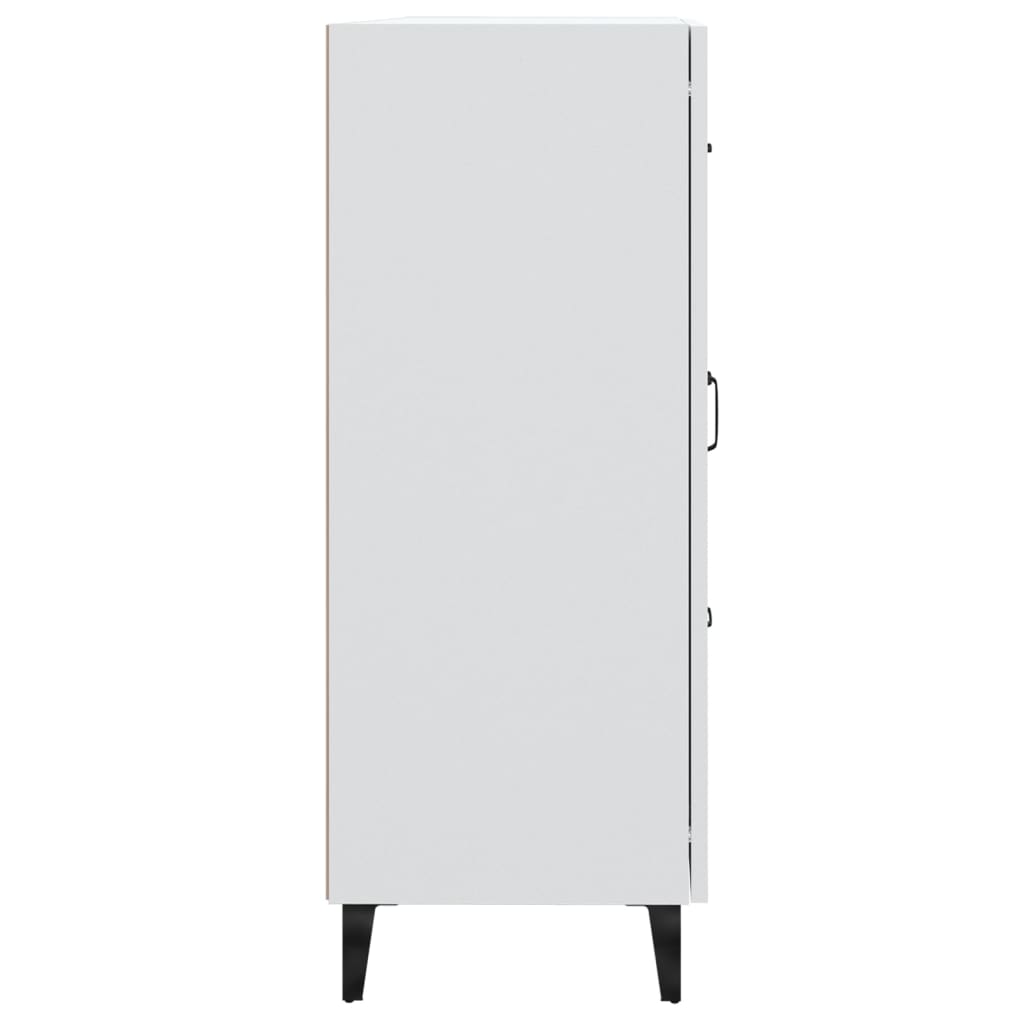 vidaXL Buffet blanc 69,5x34x90 cm en bois d'ingénierie