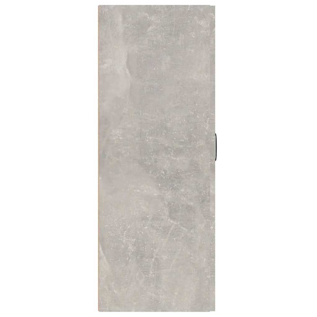 vidaXL Meuble Haut Gris Ciment 69,5x34x90 cm Bois d'ingénierie