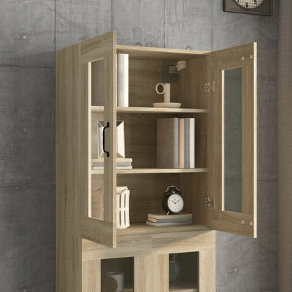 vidaXL Meuble haut chêne Sonoma 69,5x34x90 cm