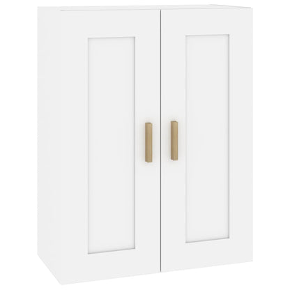 vidaXL Wandschrank Weiß 69,5x32,5x90 cm Holzwerkstoff