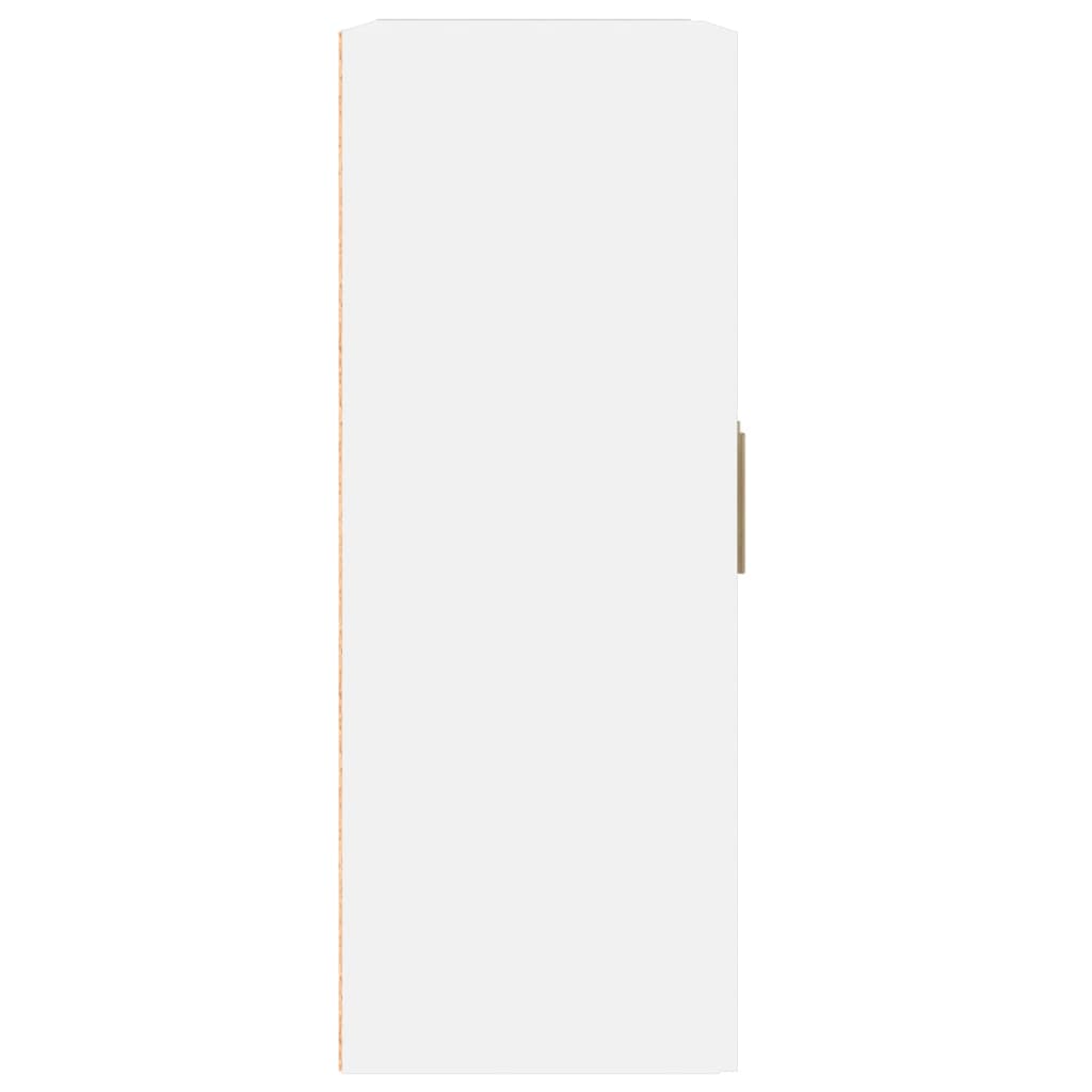 vidaXL Wandschrank Weiß 69,5x32,5x90 cm Holzwerkstoff