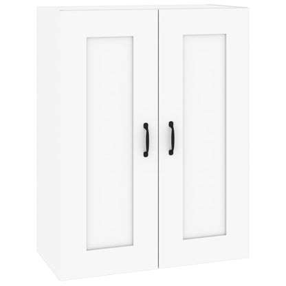 vidaXL Armoire murale blanche 69,5x32,5x90 cm