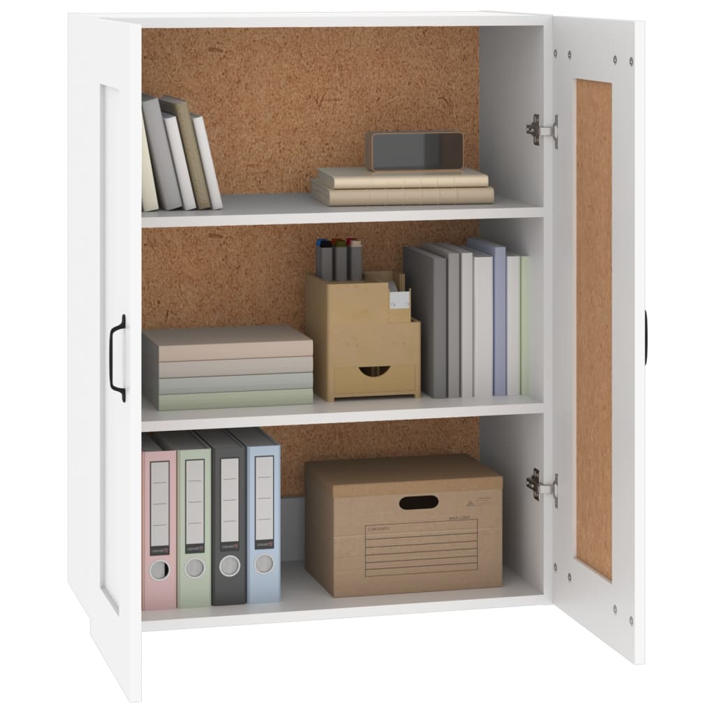 vidaXL Armoire murale blanche 69,5x32,5x90 cm