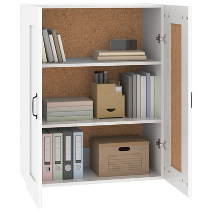 vidaXL Armoire murale blanche 69,5x32,5x90 cm