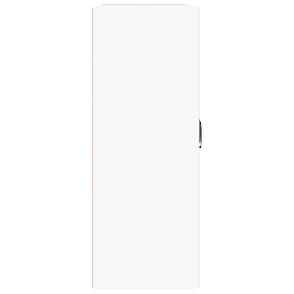 vidaXL Armoire murale blanche 69,5x32,5x90 cm