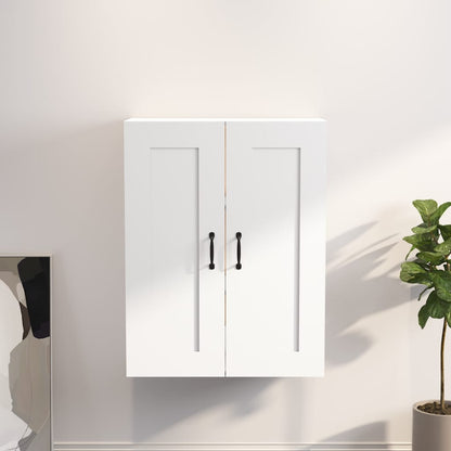 vidaXL Armoire murale blanche 69,5x32,5x90 cm