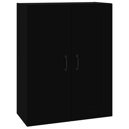 vidaXL Armoire murale Noir 69,5x32,5x90 cm