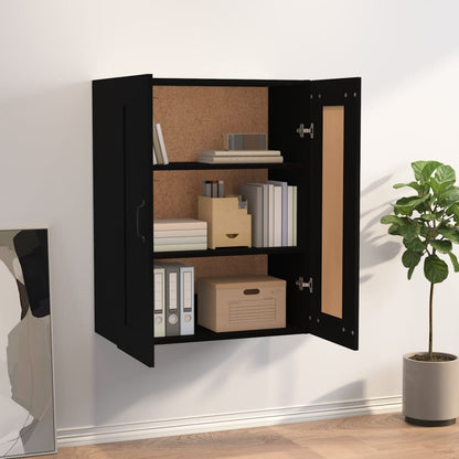 vidaXL Armoire murale Noir 69,5x32,5x90 cm