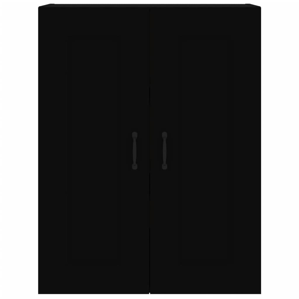 vidaXL Armoire murale Noir 69,5x32,5x90 cm