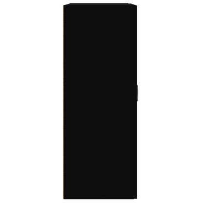 vidaXL Armoire murale Noir 69,5x32,5x90 cm