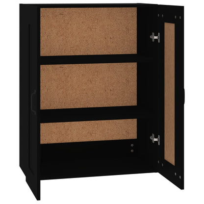 vidaXL Armoire murale Noir 69,5x32,5x90 cm