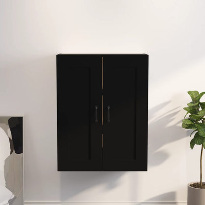vidaXL Armoire murale Noir 69,5x32,5x90 cm