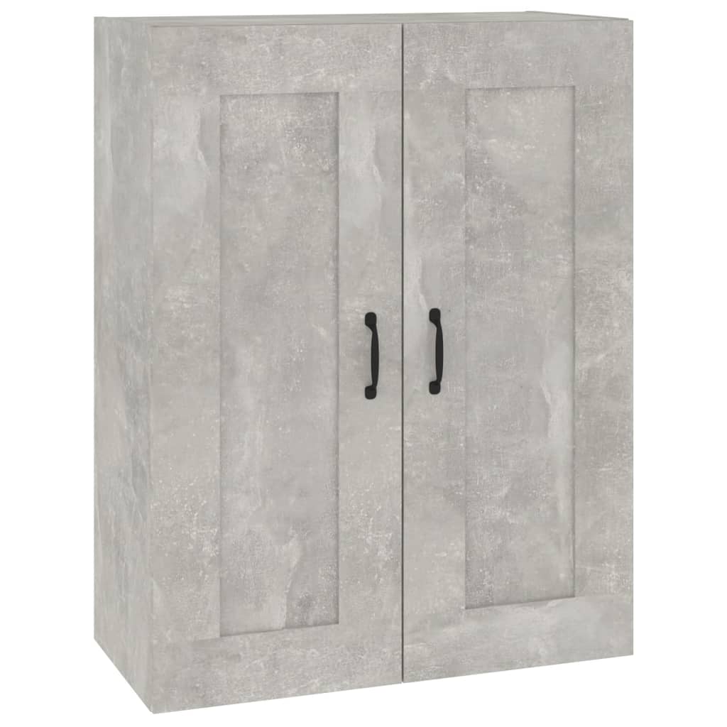 vidaXL Armoire murale gris béton 69,5x32,5x90 cm